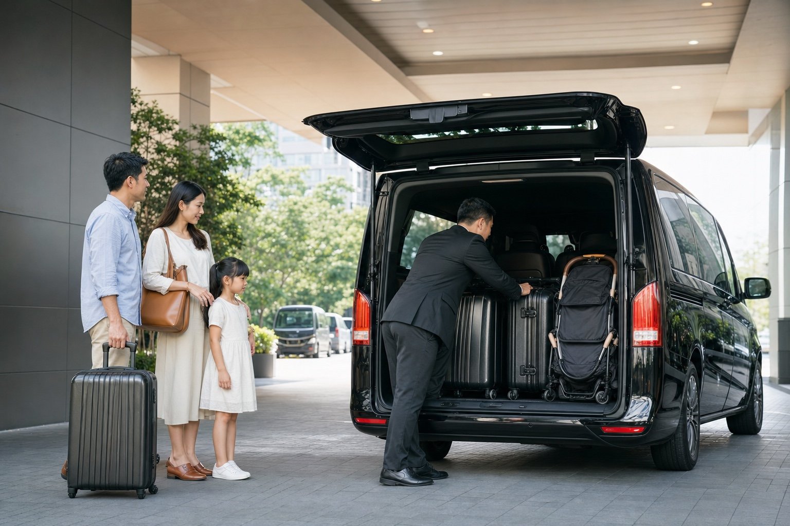 Bangkok Airport Family Reunions by Private Van: Calm Group Arrivals visual 3