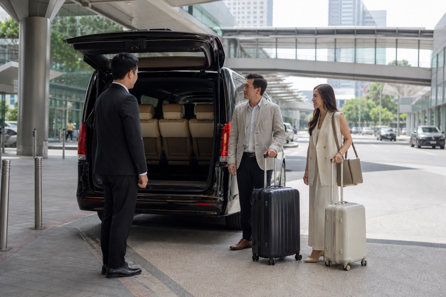 Bangkok Airport to Asok by Private Van: Arrival Planning for Hotels and Offices visual 1