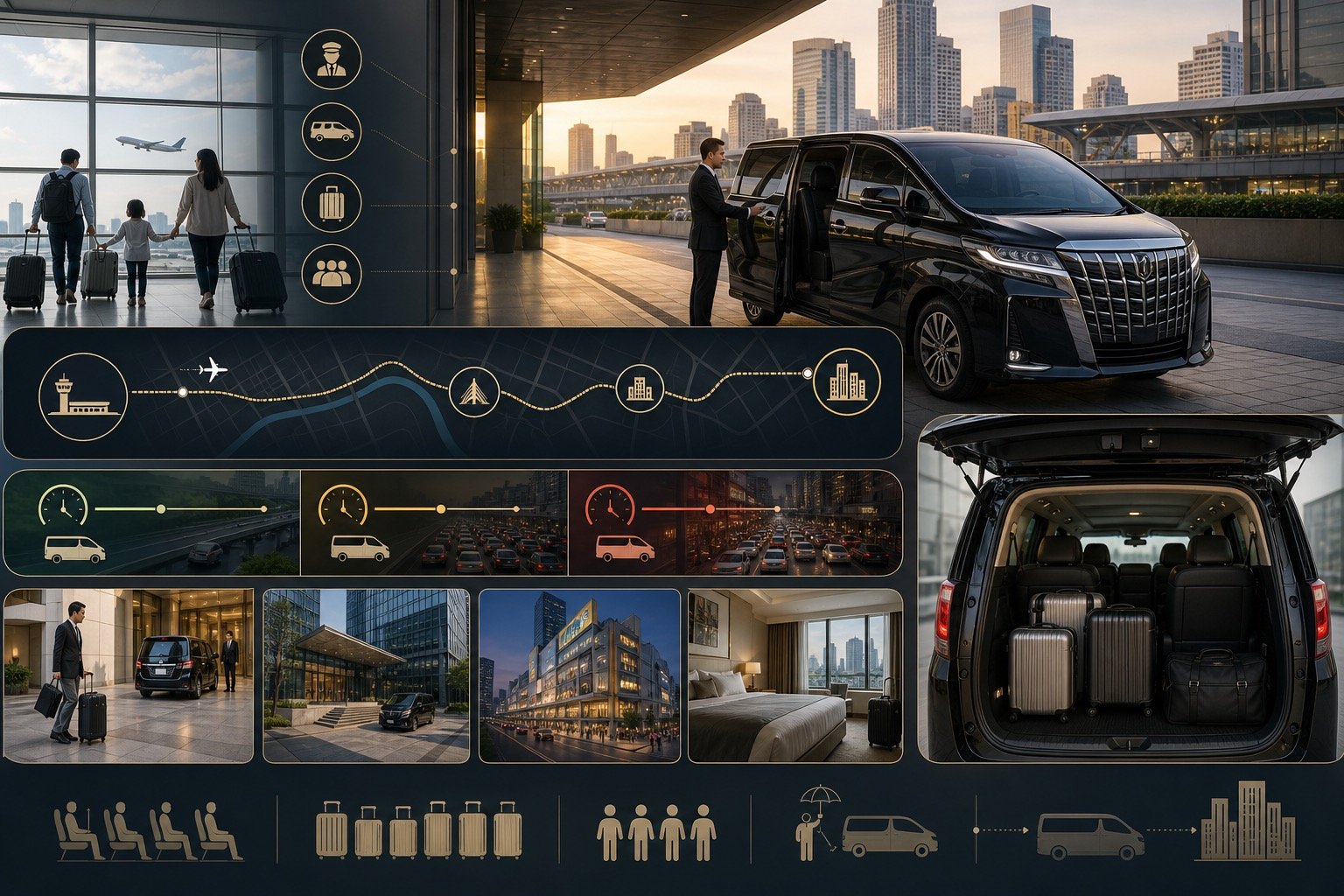 Bangkok Airport to Asok by Private Van: Arrival Planning for Hotels and Offices visual 2
