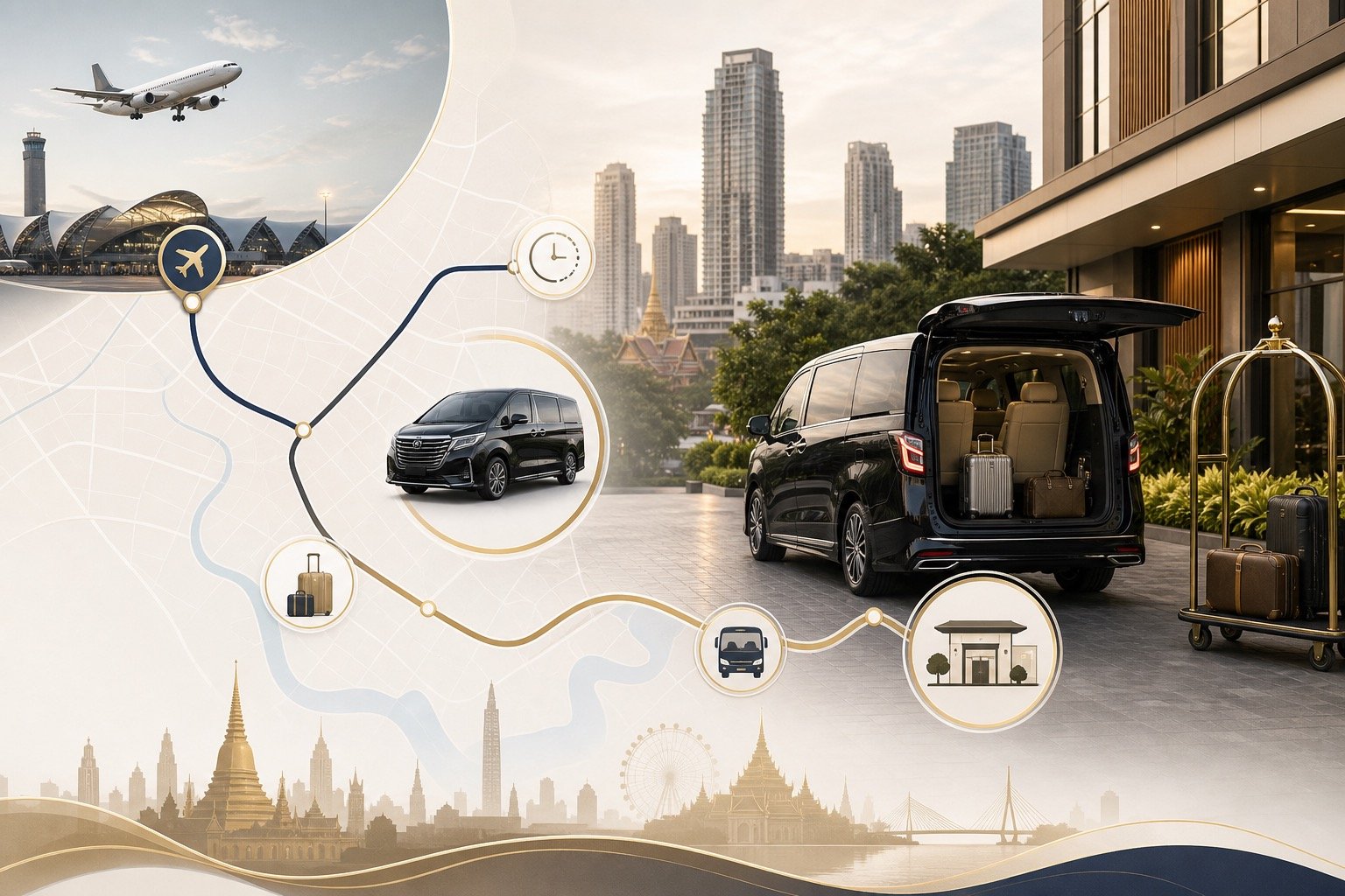 Bangkok Airport to Bang Na by Private Van: Smooth Arrival Planning for East Bangkok visual 2