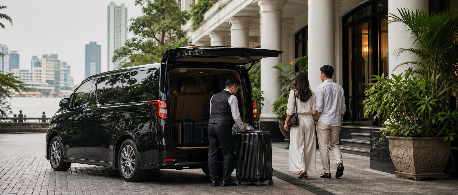 Bangkok Airport to Bang Rak by Private Van: Arrival Planning for Heritage Hotels
