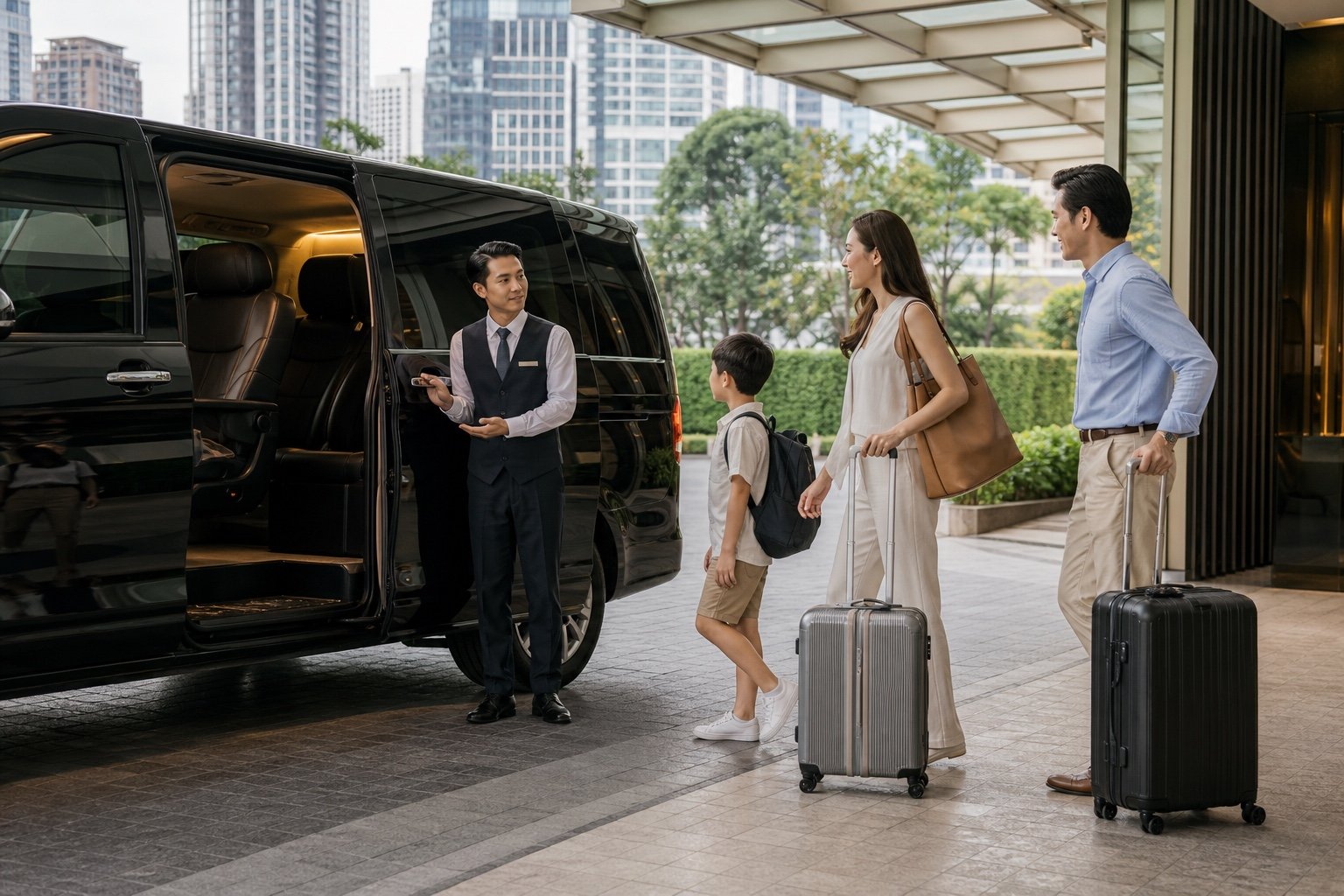 Bangkok Airport to Benjakitti by Private Van: Arrival Planning Near the Park visual 1