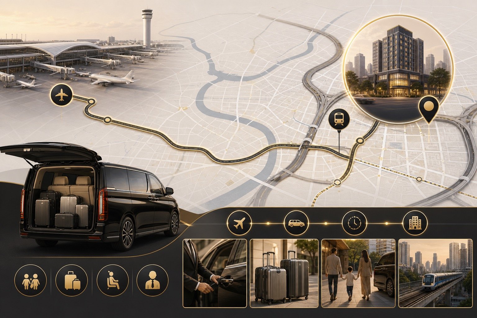 Bangkok Airport to Din Daeng by Private Van: Smooth Arrival Planning for Central Bangkok visual 2