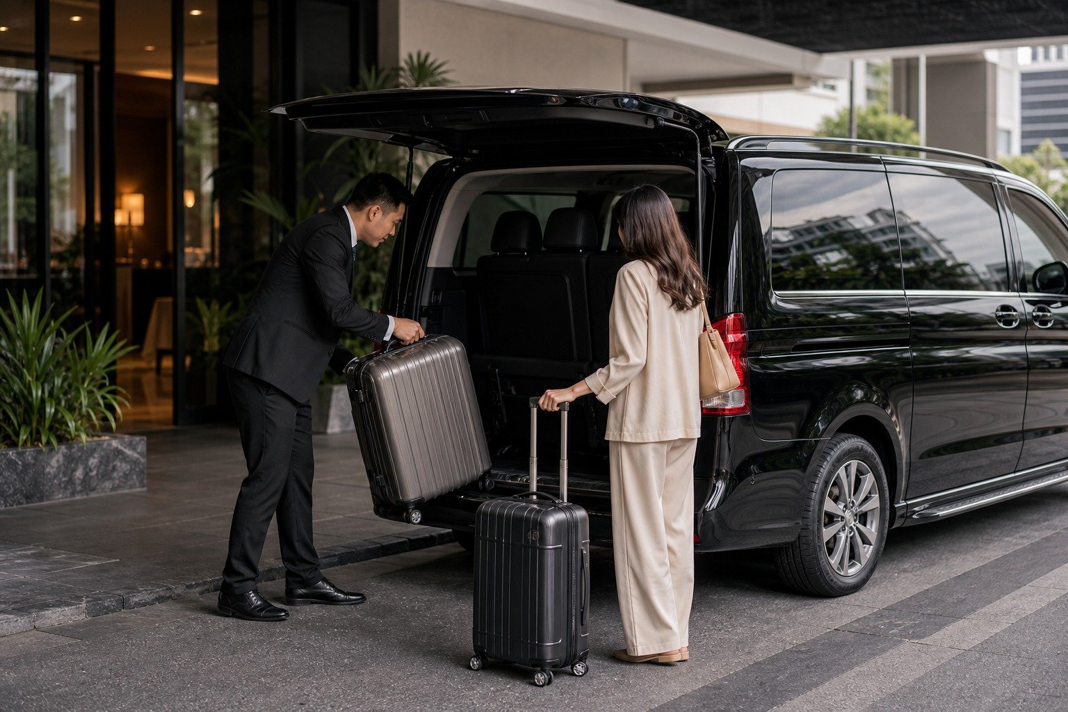 Bangkok Airport to Huai Khwang by Private Van: Arrival Planning for Hotels and Night Markets visual 1