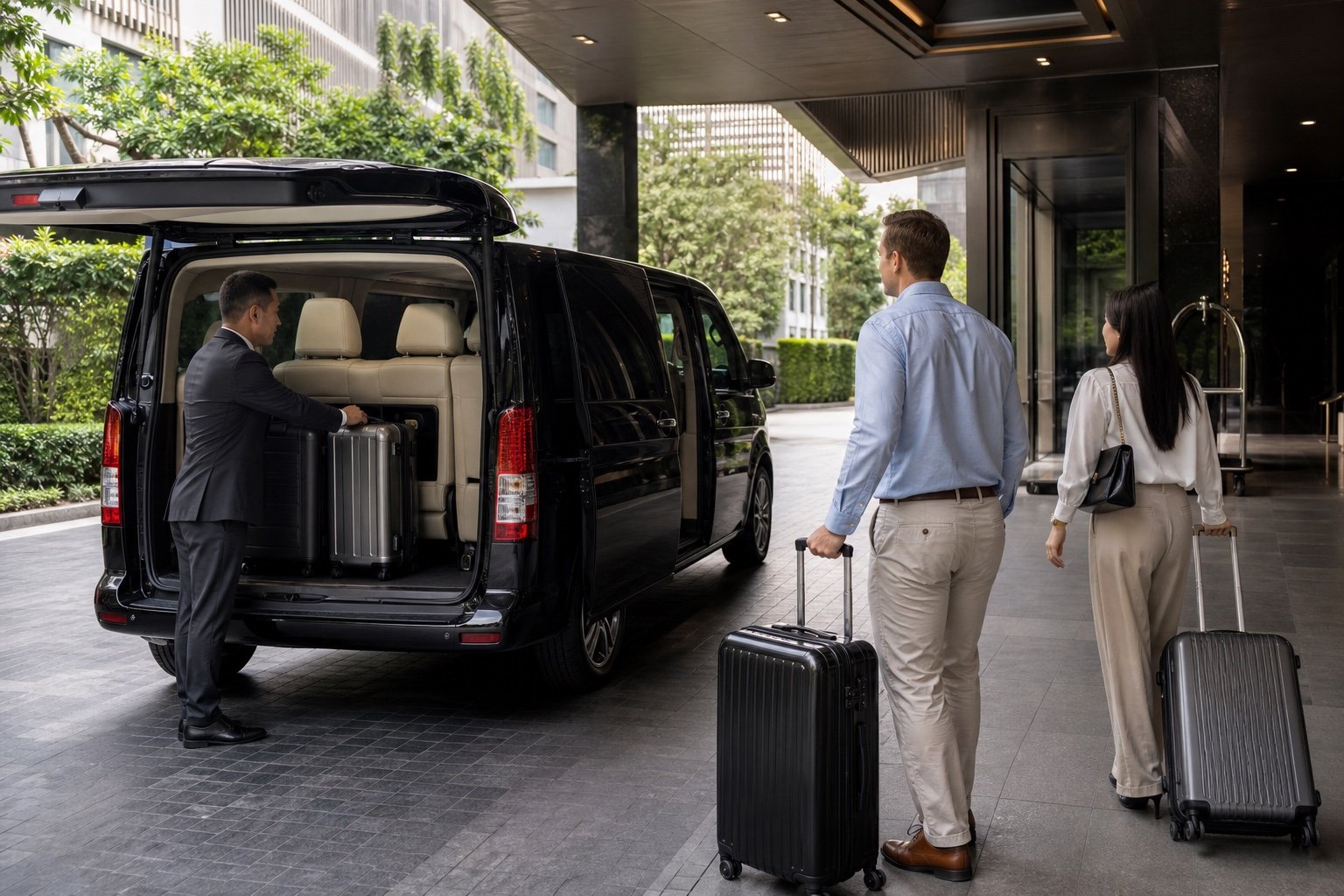 Bangkok Airport to Langsuan by Private Van: Arrival Planning for Embassy-Area Hotels visual 1