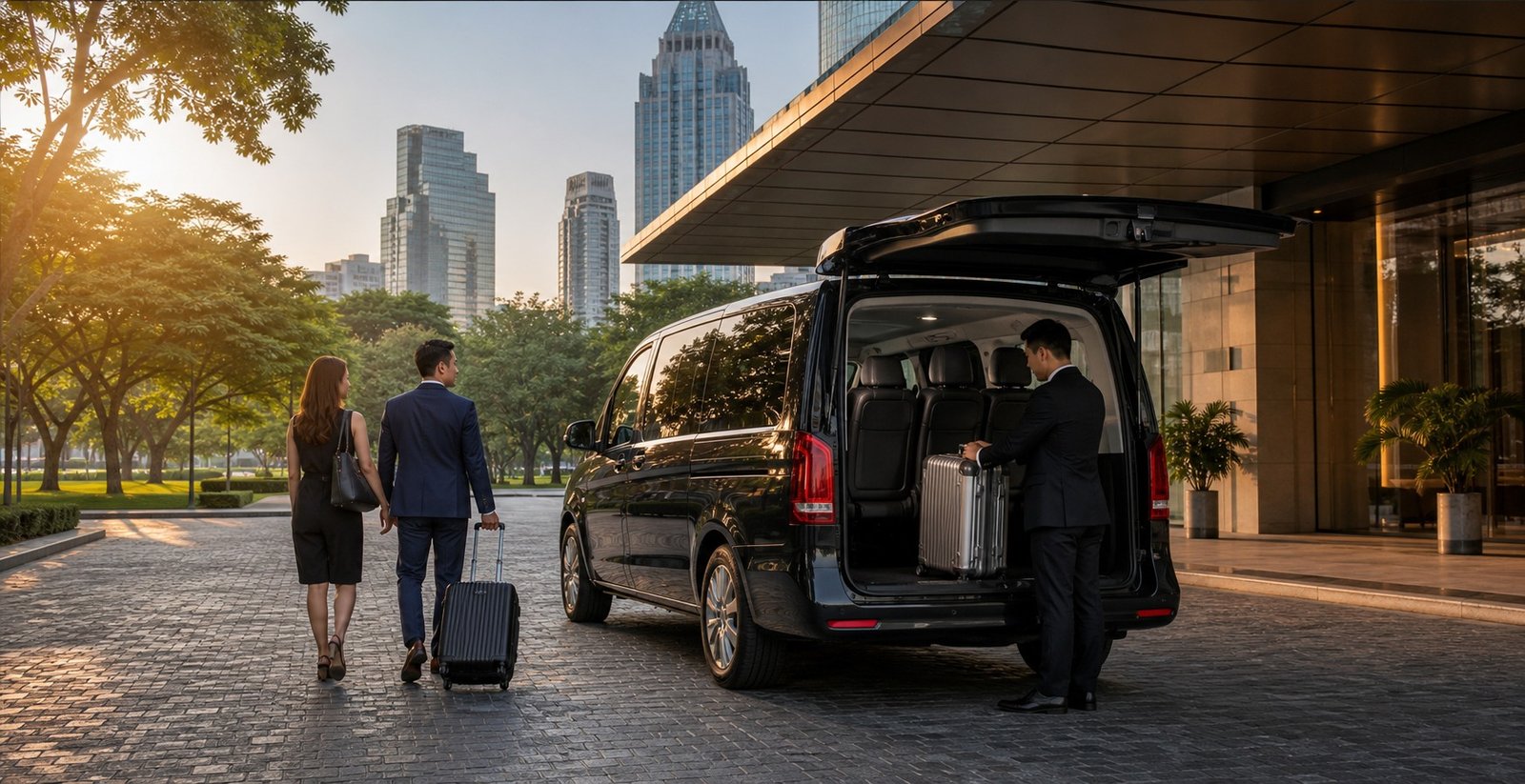 Bangkok Airport to Lumpini by Private Van: Arrival Planning for Parkside Hotels