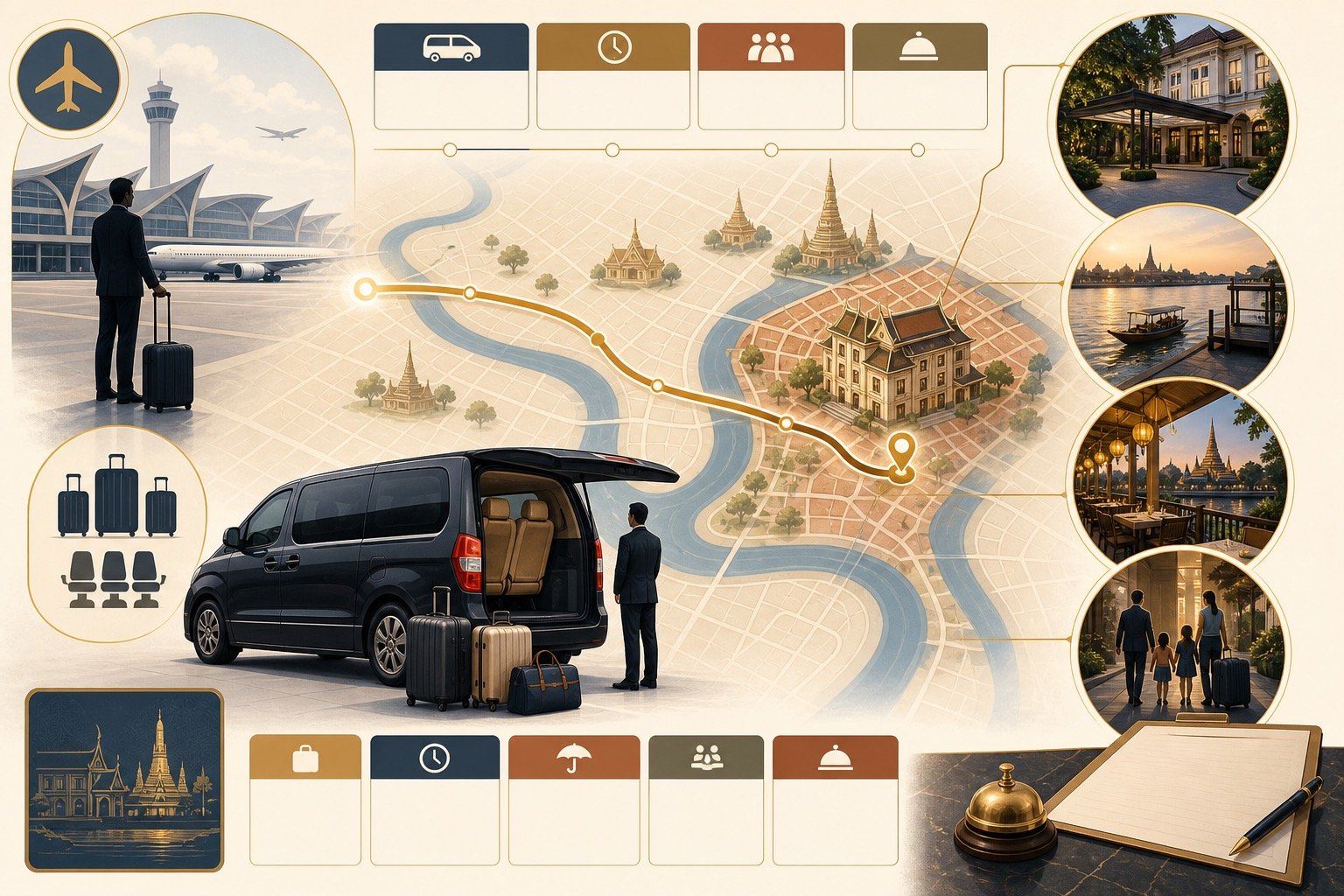 Bangkok Airport to Old Town by Private Van: Arrival Planning for Heritage Stays visual 2