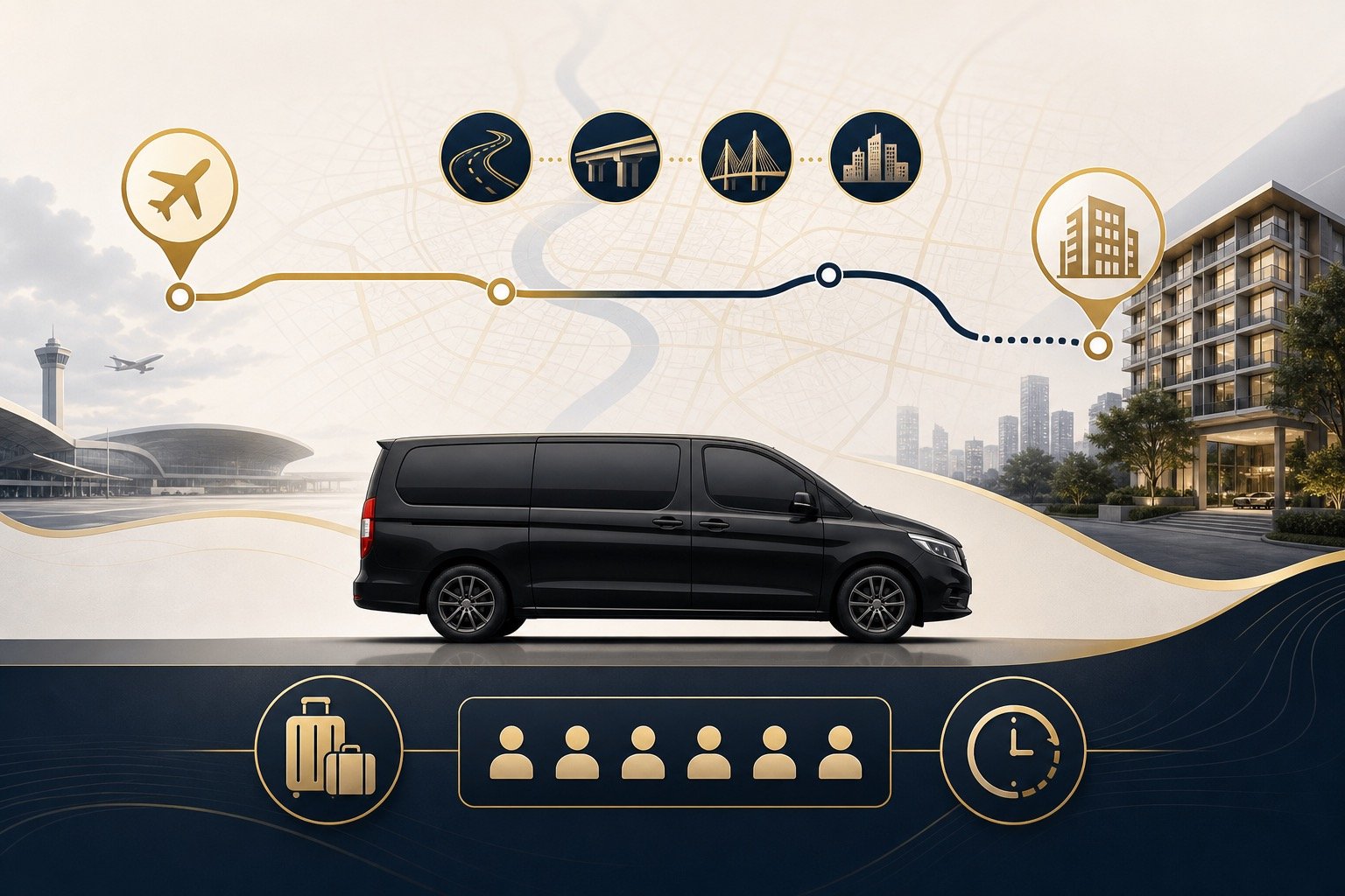 Bangkok Airport to Phra Khanong by Private Van: Arrival Planning for East Sukhumvit visual 2