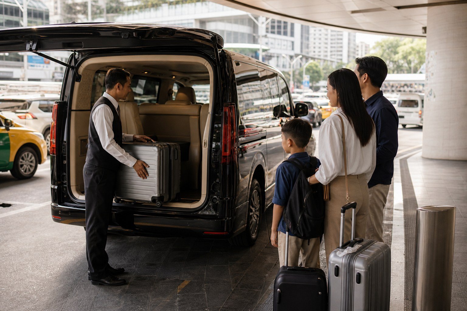 Bangkok Airport to Pratunam by Private Van: Arrival Planning for Hotels and Shopping visual 1