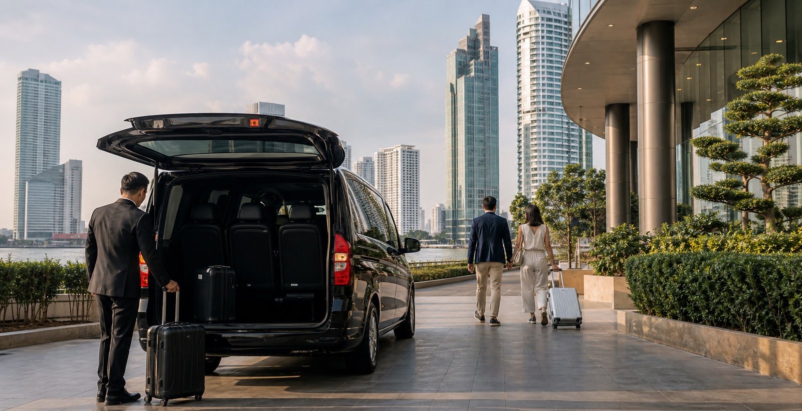 Bangkok Airport to Rama 3 by Private Van: Arrival Planning for Riverside Offices and Homes