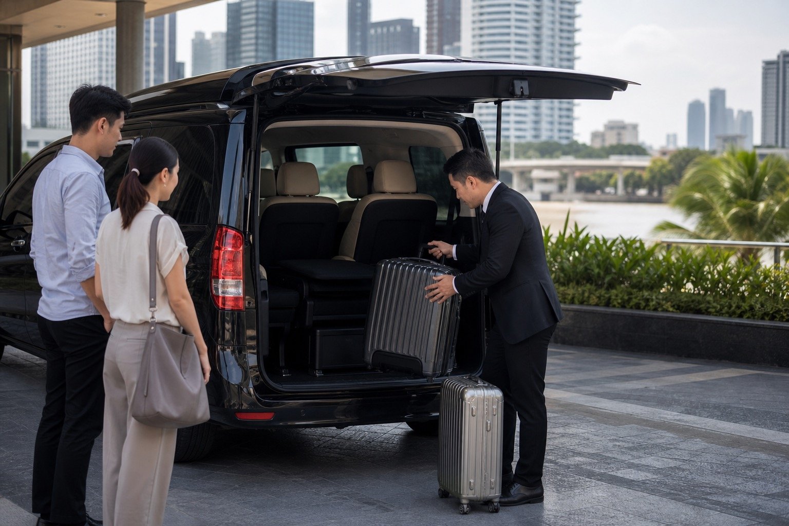 Bangkok Airport to Rama 3 by Private Van: Arrival Planning for Riverside Offices and Homes visual 1