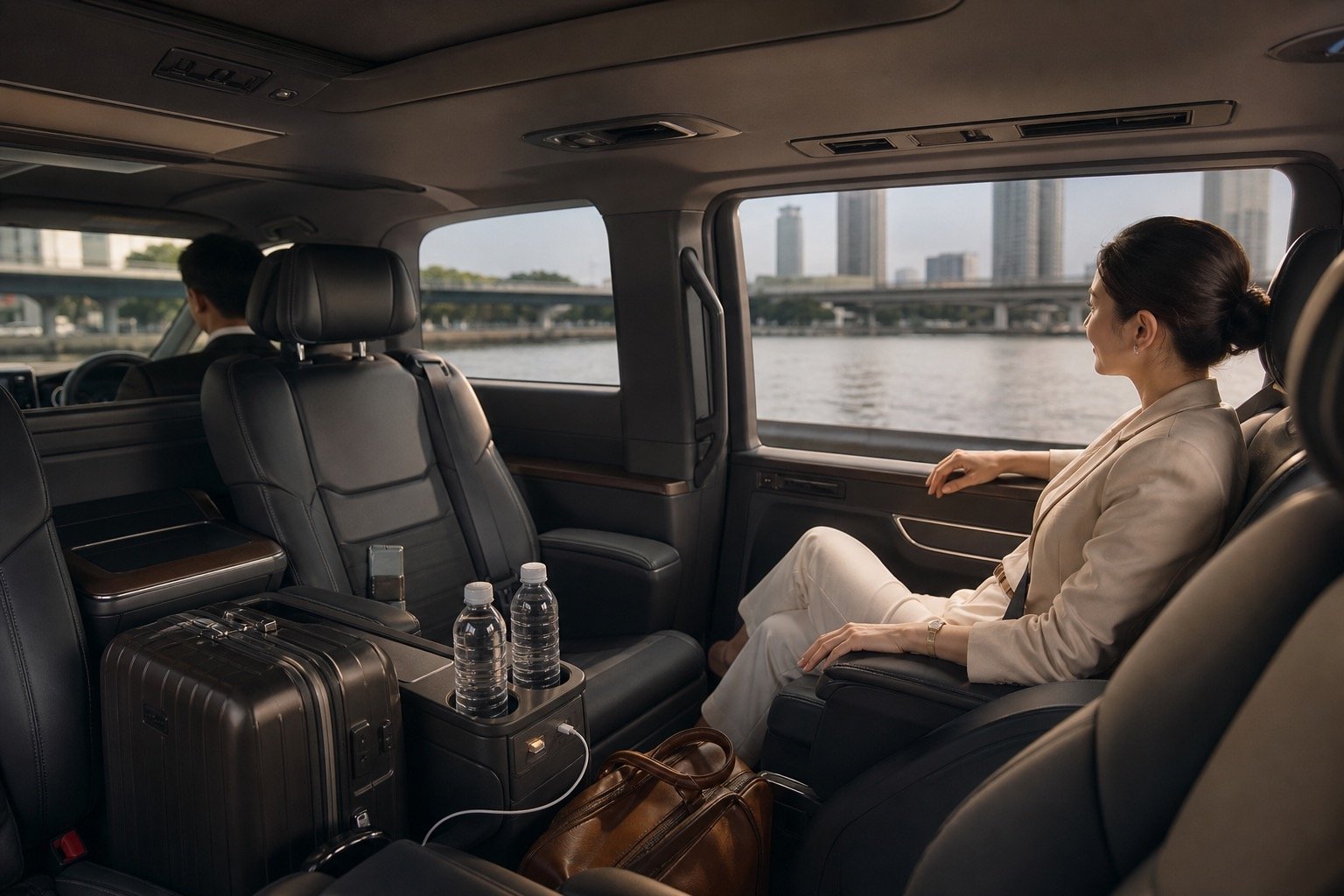 Bangkok Airport to Rama 3 by Private Van: Arrival Planning for Riverside Offices and Homes visual 3