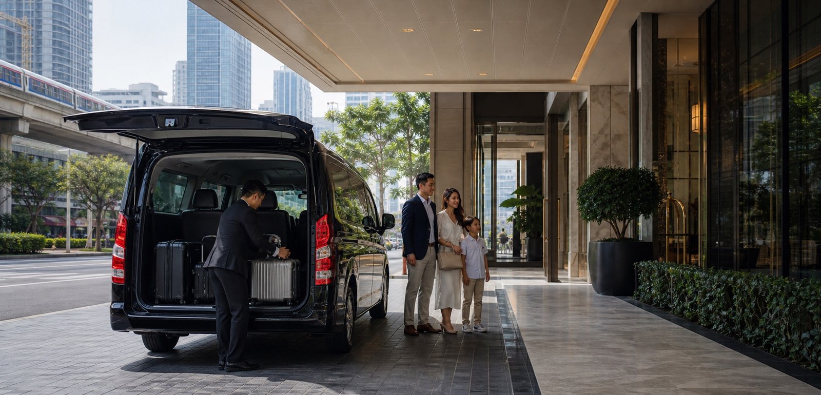 Bangkok Airport to Ratchathewi by Private Van: Arrival Planning for Central Hotels