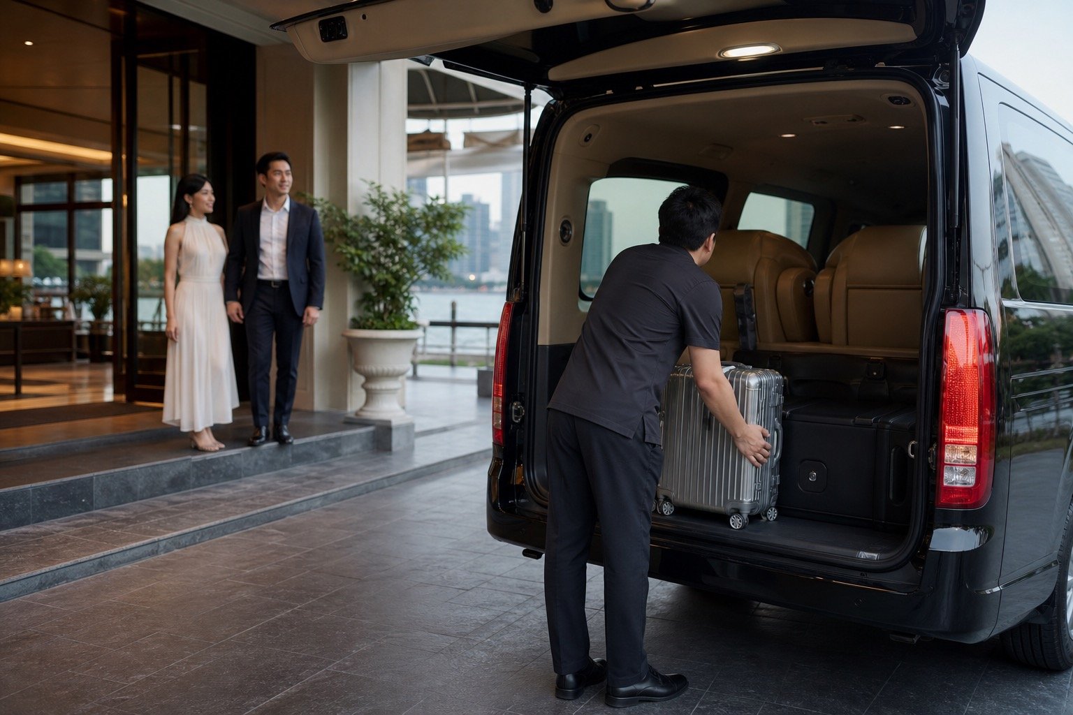Bangkok Airport to Riverside Hotels by Private Van: Arrival Planning by the River visual 3