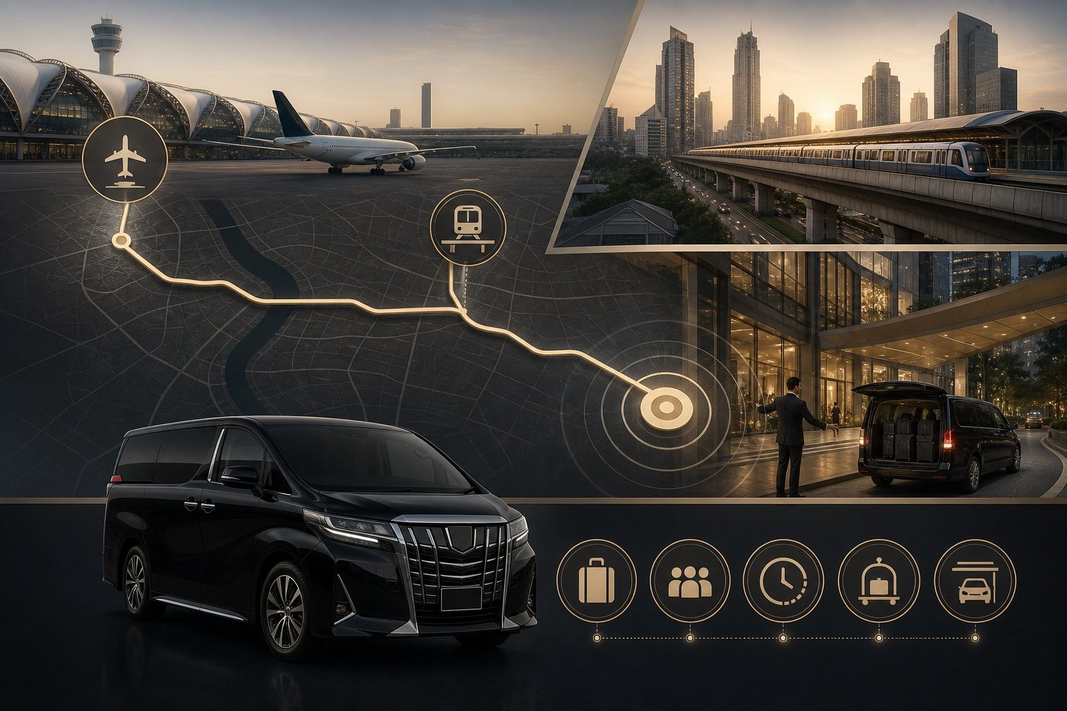 Bangkok Airport to Siam by Private Van: Arrival Planning for Central Mall and Hotel Stays visual 2