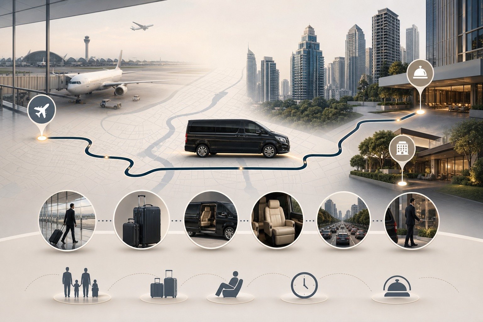 Bangkok Airport to Sukhumvit by Private Van: Arrival Planning for Hotels and Residences visual 2