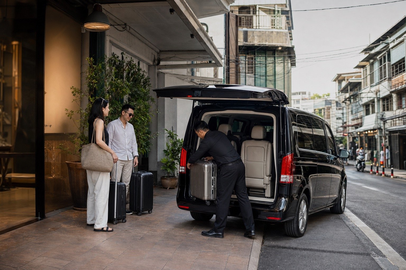 Bangkok Airport to Talat Noi by Private Van: Arrival Planning for Creative Riverside Stays visual 1