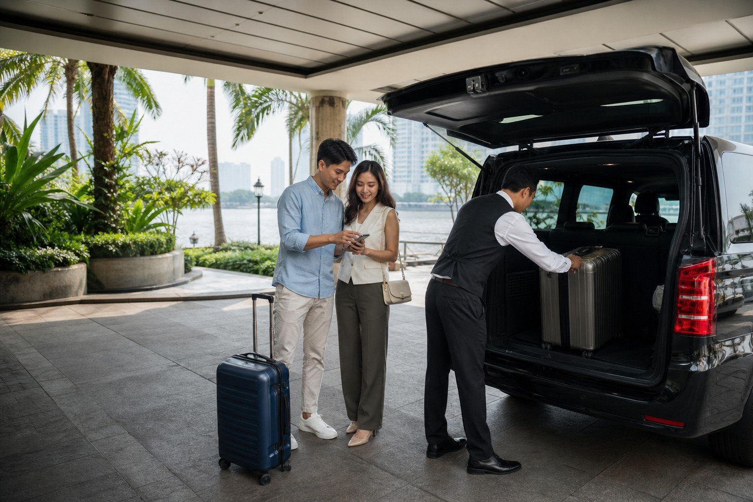 Bangkok Airport to Thonburi by Private Van: Arrival Planning for the West Side visual 1