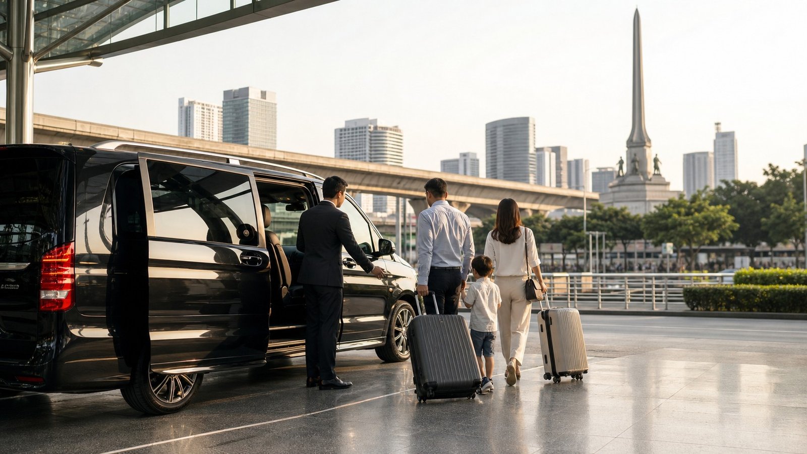 Bangkok Airport to Victory Monument by Private Van: Arrival Planning for Central Connections