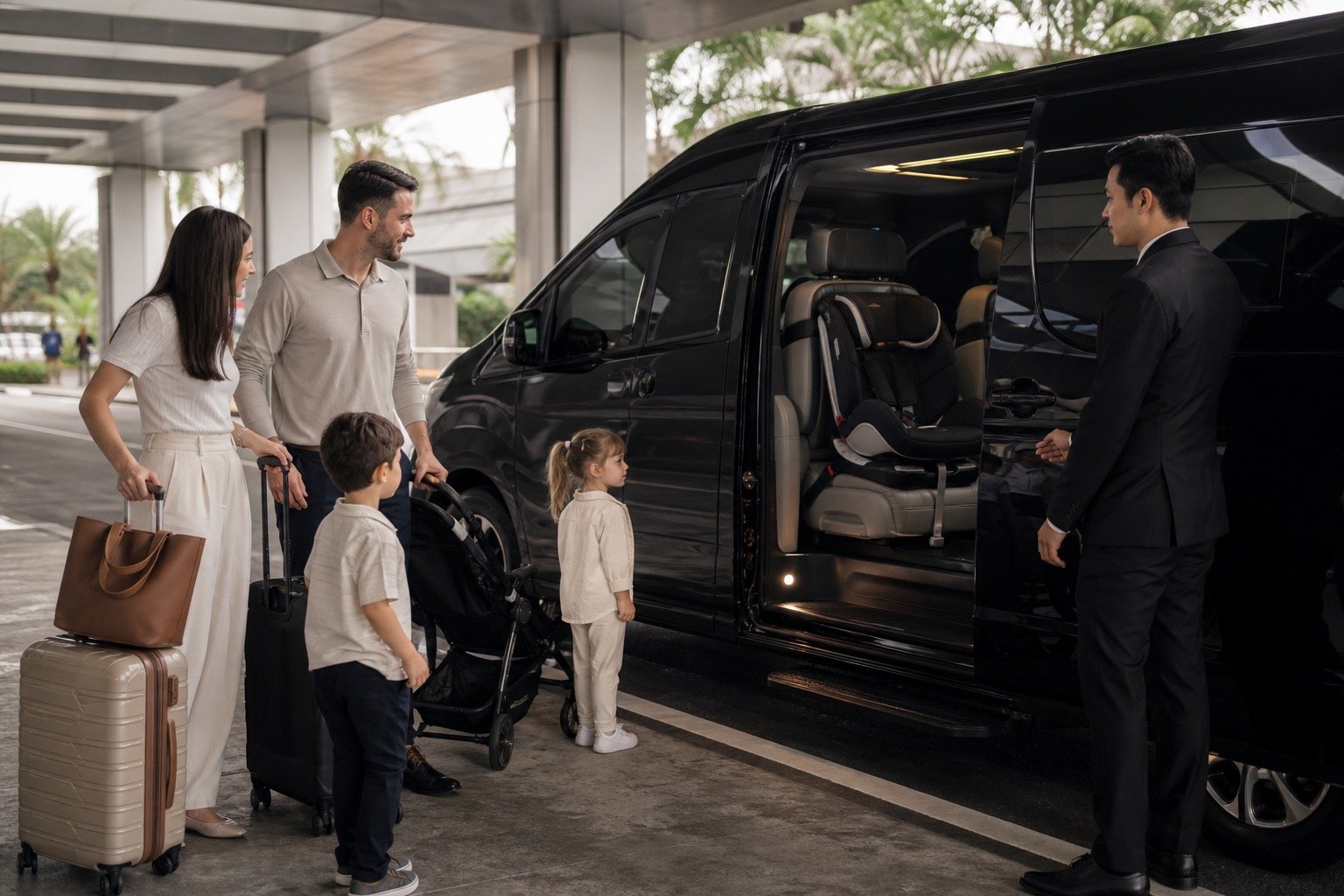Bangkok Airport Transfers with Child Seats: Private Van Planning for Families visual 1