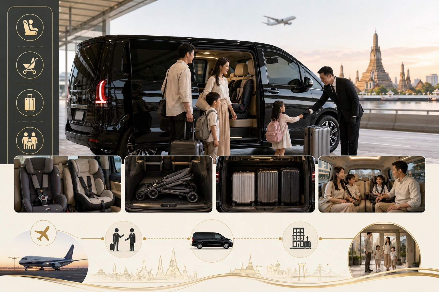 Bangkok Airport Transfers with Child Seats: Private Van Planning for Families visual 2