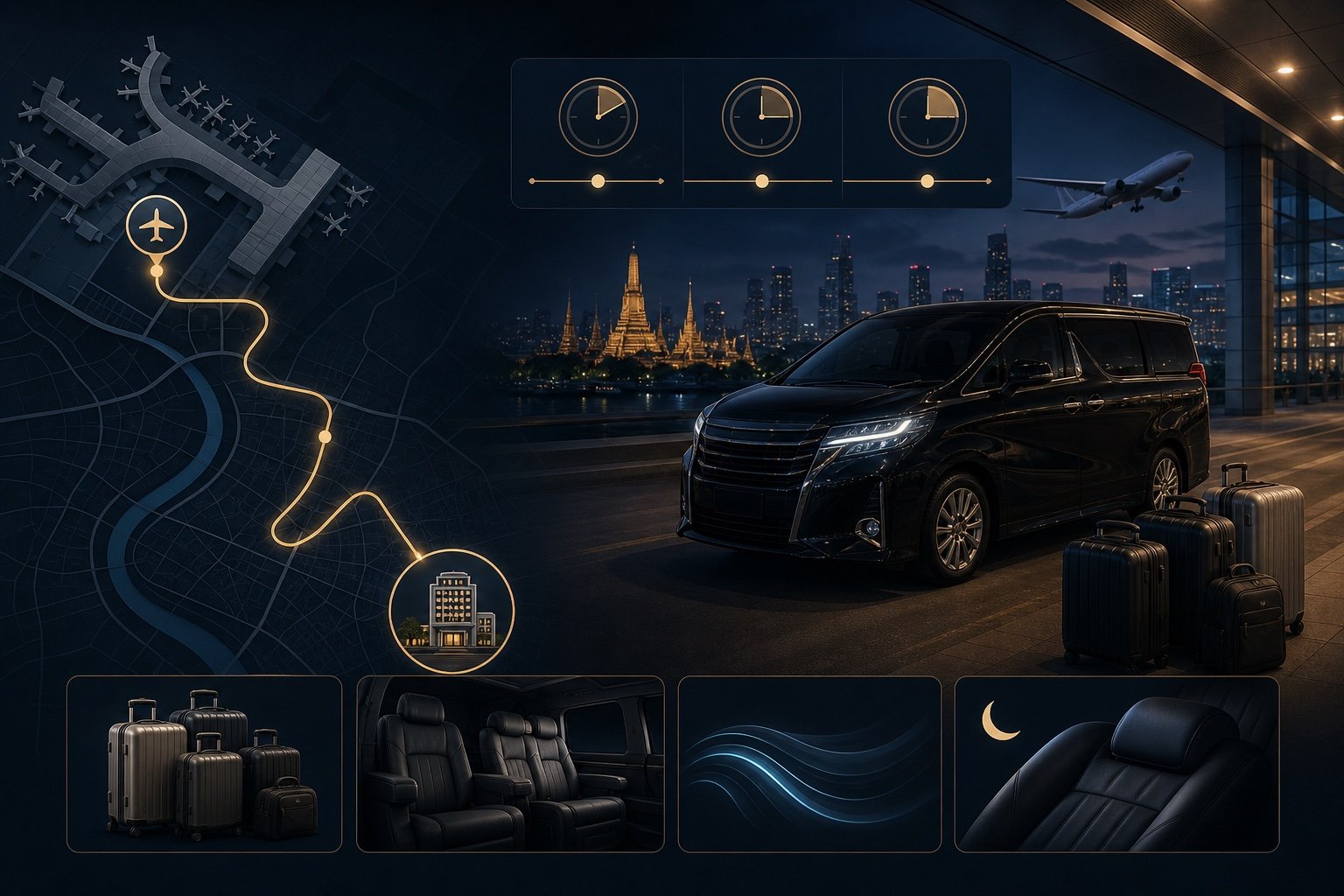 Bangkok Red-Eye Flight Transfers by Private Van: Arrival Planning for Tired Guests visual 2