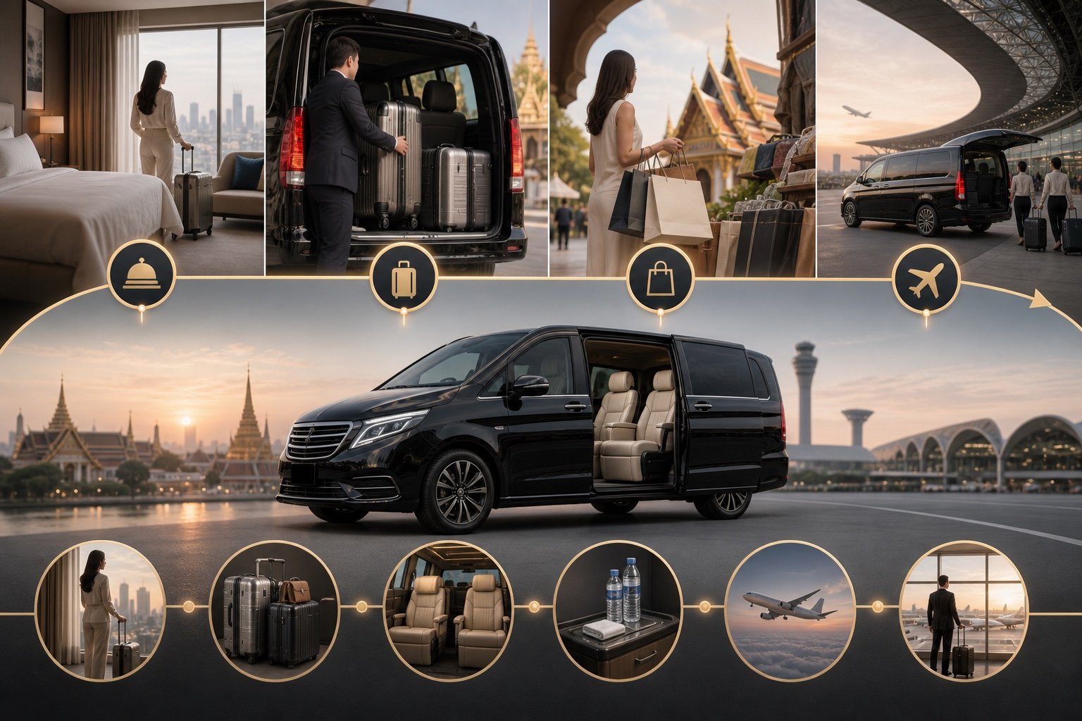 Bangkok Checkout Day Airport Transfers by Private Van: Keep Bags and Plans Together visual 2