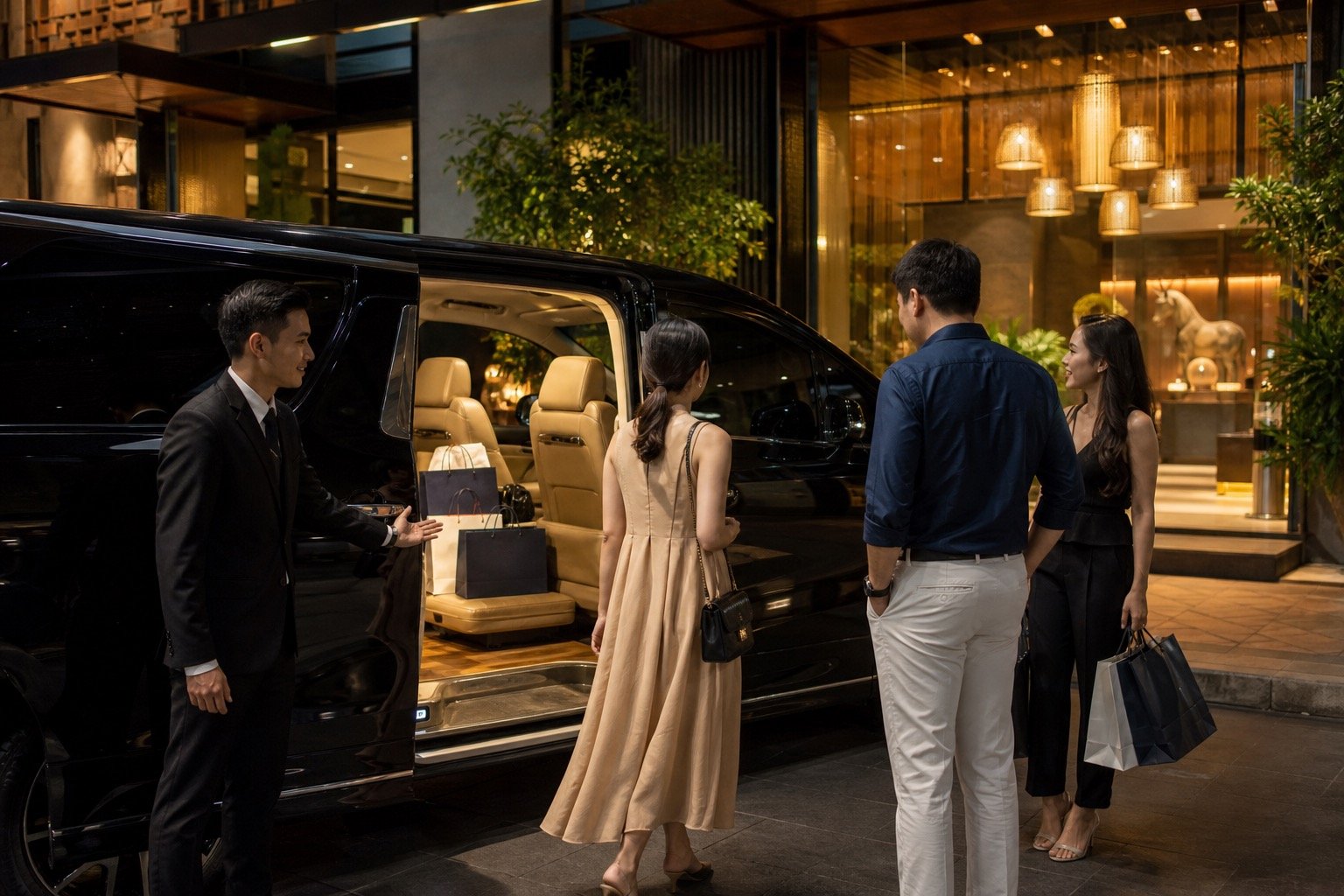 Bangkok Dinner and Event Transfers by Private Van: Keep Groups Together visual 1
