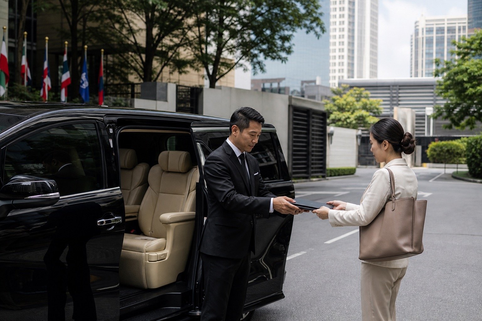 Bangkok Embassy Appointments by Private Van: Punctual, Private Transfers visual 3