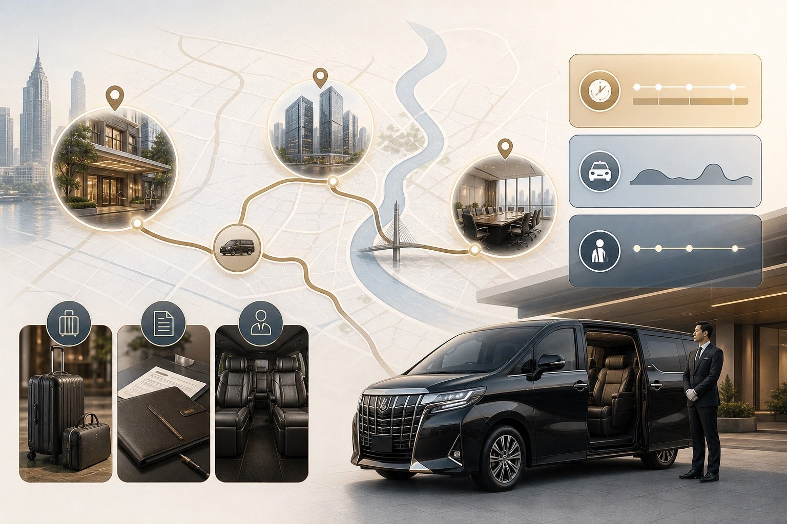 Bangkok Hotel to Meeting Transfers by Private Van: Stay Punctual Across the City visual 2