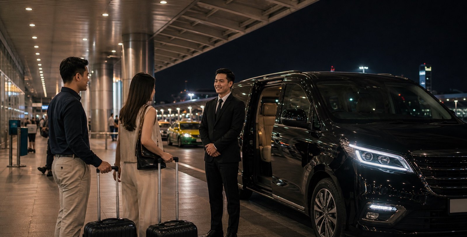 Bangkok Late Arrival Transfers by Private Van: Night Pickup Planning