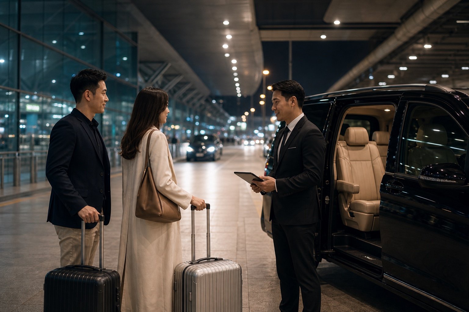 Bangkok Late Arrival Transfers by Private Van: Night Pickup Planning visual 1