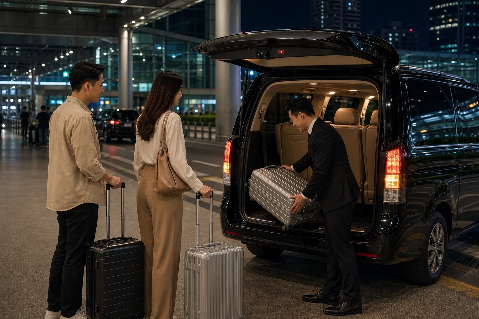 Bangkok Late Arrival Transfers by Private Van: Night Pickup Planning visual 3