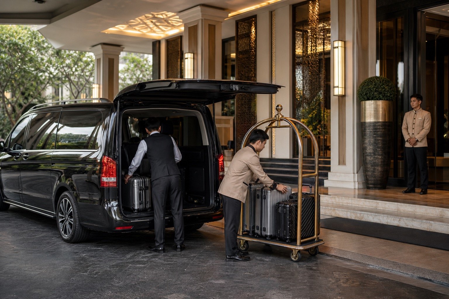 Luxury Hotel Transfers in Bangkok: Private Van Service for Premium Guests visual 1
