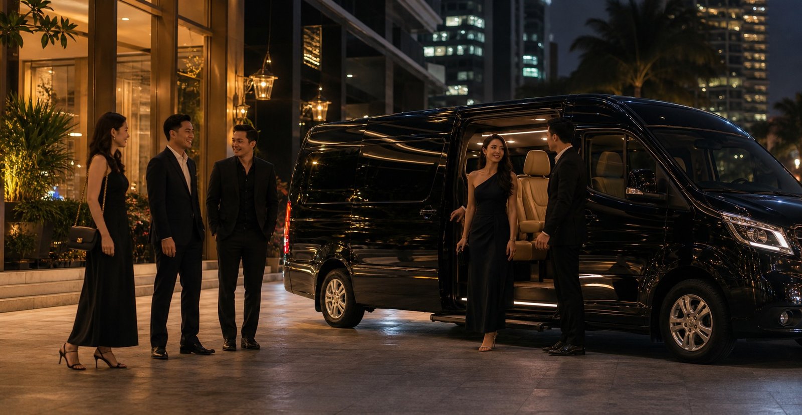 Bangkok Night Out by Private Van: Safer Group Returns After Dinner