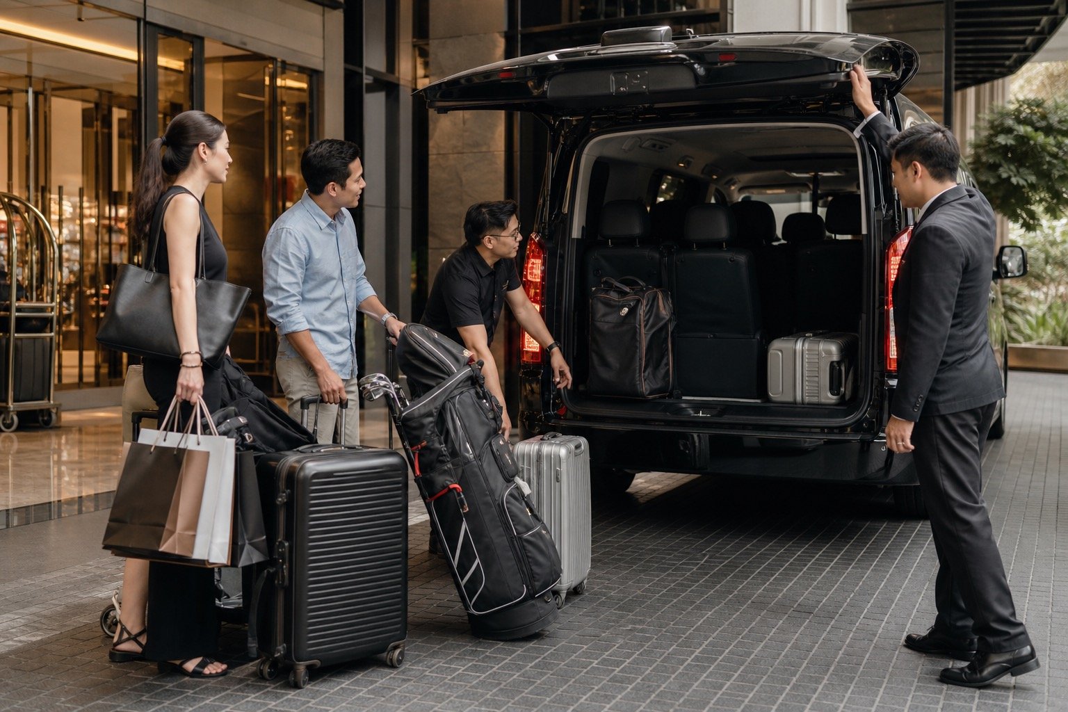 Bangkok Private Van Baggage Service: Easier Travel with Extra Luggage visual 1