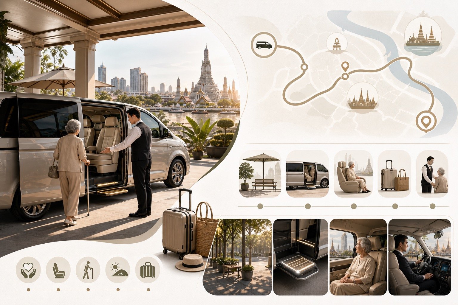 Senior Travel in Bangkok by Private Van: Comfort, Timing, and Care visual 2