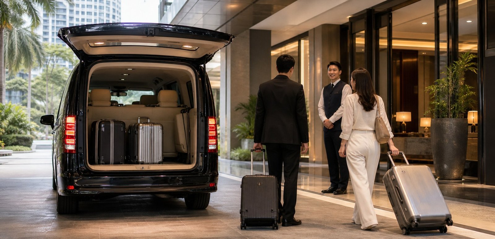 Bangkok Serviced Apartment Airport Transfers by Private Van