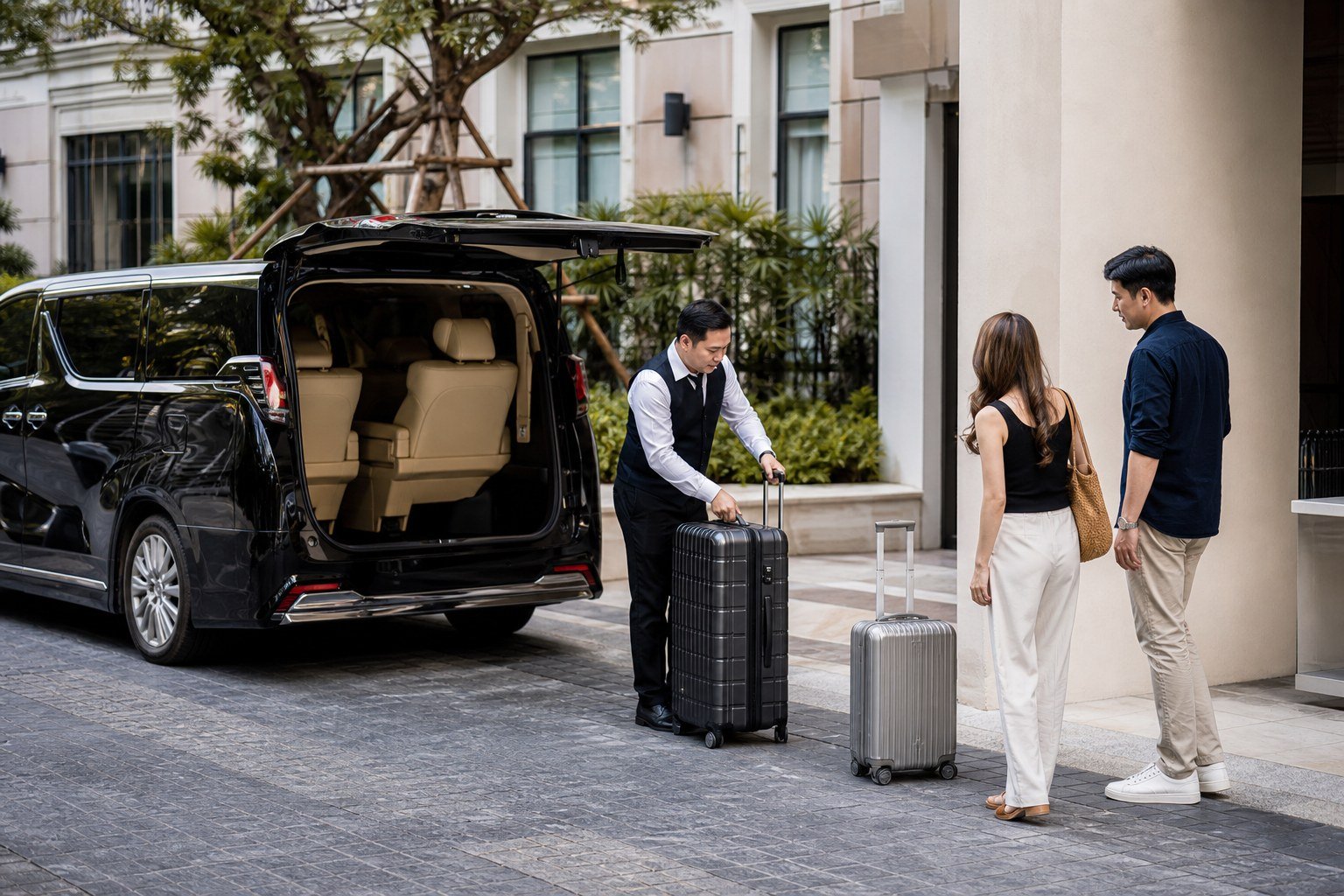 Bangkok Serviced Apartment Airport Transfers by Private Van visual 1