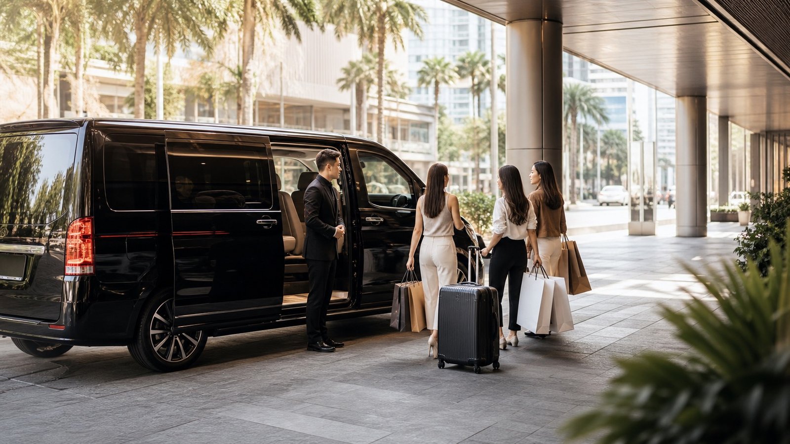 Bangkok Shopping Mall Transfers by Private Van: Space for Bags and Groups