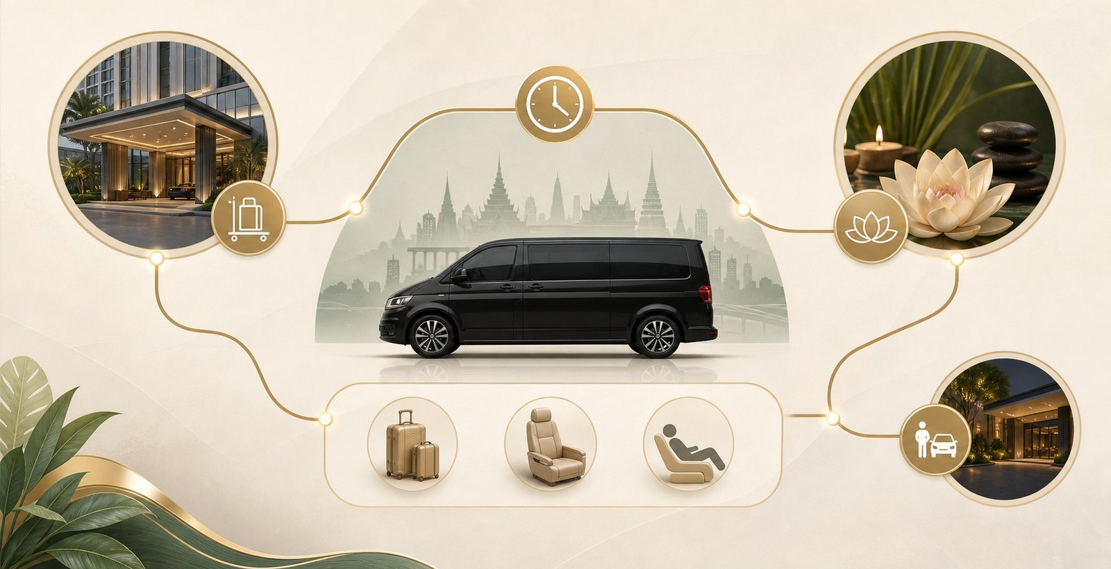 Bangkok Spa Day by Private Van: Loft Thai Spa Drop-Off and Pickup Plan visual 2