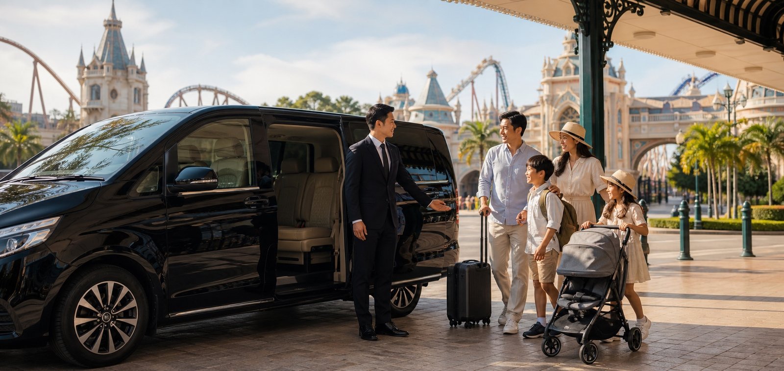 Bangkok Theme Park and Family Attraction Transfers by Private Van