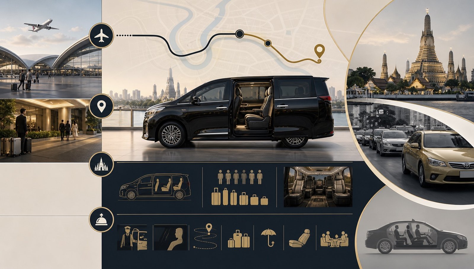 Premium Van vs Standard Taxi in Bangkok: What Changes for Groups visual 2