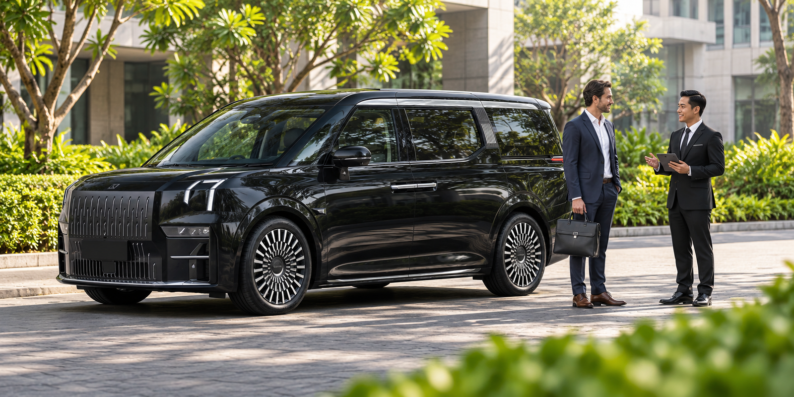 A Bangkok corporate roadshow by private chauffeur: several stops, one coordinated route
